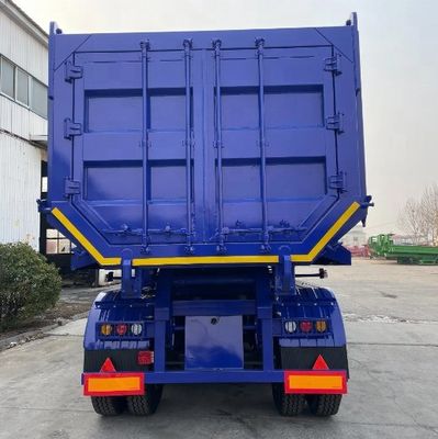 Wosheng angepasster Dump-Stil Rücken-Dump-Semi-Anhänger Tipper Tipping Semi-Lkw-Anhänger