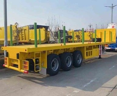 12400x2550x3500mm Anpassungsfähiger, abnehmbarer Holztransportanhänger mit Stahlrohren