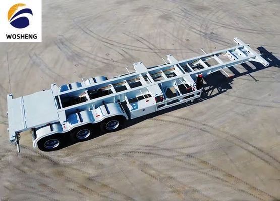 Nach Anforderung des Kunden 40ft Container Skeleton Semi-Trailer für Container Transport Bedürfnisse