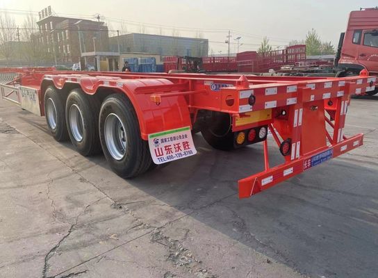 Nach Anforderung des Kunden 40ft Container Skeleton Semi-Trailer für Container Transport Bedürfnisse