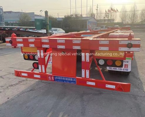 Nach Anforderung des Kunden 40ft Container Skeleton Semi-Trailer für Container Transport Bedürfnisse