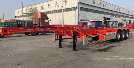 Nach Anforderung des Kunden 40ft Container Skeleton Semi-Trailer für Container Transport Bedürfnisse