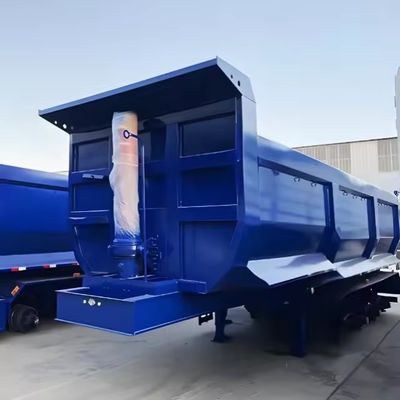Mechanische Aufhängung 40-100 Tonnen Max Nutzlast Dump Tipper Lkw Anhänger für Erztransport