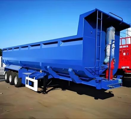 Mechanische Aufhängung 40-100 Tonnen Max Nutzlast Dump Tipper Lkw Anhänger für Erztransport