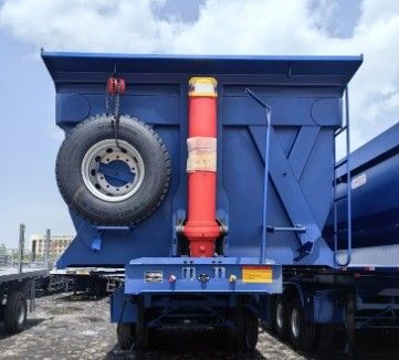 Mechanische Aufhängung 40-100 Tonnen Max Nutzlast Dump Tipper Lkw Anhänger für Erztransport