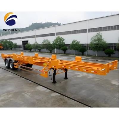 Maximale Nutzlast 30000 kg Nette 20 Fuß 40 Fuß Container Chassis Skelett Lkw Halbanhänger