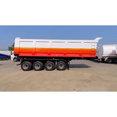 Maximale Nutzlast 60-100 Tonnen U-förmiger Rücken-Dump Truck Halbanhänger Tipping Tipper Truck Anhänger