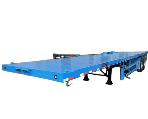 Garantie 40ft Container Flatbed Semi-Truck Anhänger mit Doppel-Line-Bremssystem