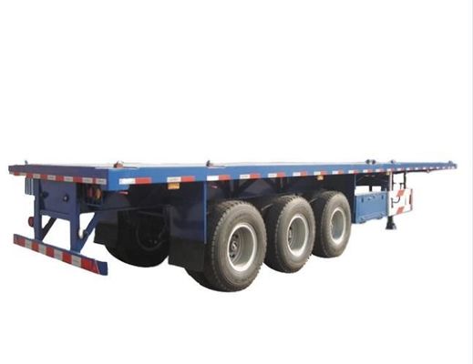 Garantie 40ft Container Flatbed Semi-Truck Anhänger mit Doppel-Line-Bremssystem