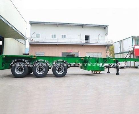 Anpassbarer 12.38x2.48x1.55m Container Skeleton Halbanhänger für den Containertransport