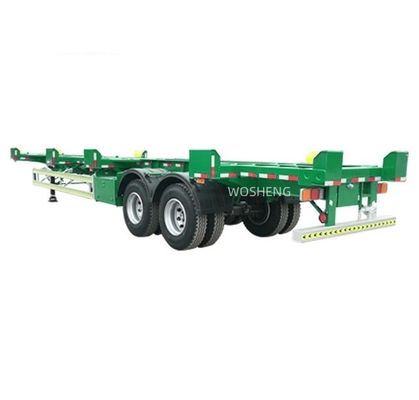 Anpassbarer 12.38x2.48x1.55m Container Skeleton Halbanhänger für den Containertransport
