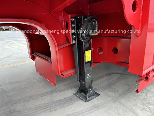 Anpassbares Bremssystem für Anhänger mit niedrigem Lager, Doppelbremssystem 16000x2500x1100mm