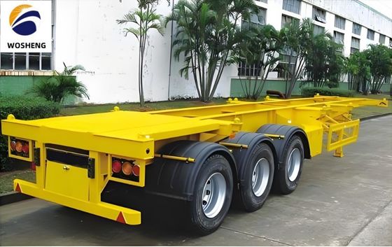 JOST 2&quot; 50mm oder3.5&quot; 90mm King Pin 2024 3 Achsen Skeleton Container Chassis Halbanhänger