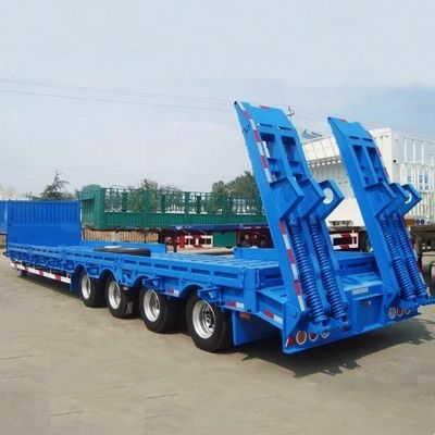 120 T Kapazität Niedrigbett Lkw Semi-Anhänger Aufhängung Luft oder mechanisch mit Garantie