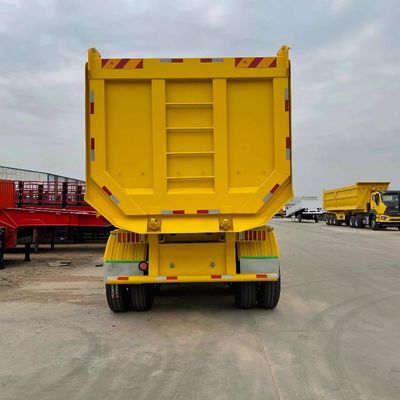 40 Kubikmeter U-Form Ende Entladen Hintere Dump Truck Semi-Anhänger mit mechanischen 930 * 250 * 345M