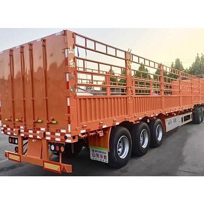 3 Achsen 4 Achsen 40ft Transport Viehzaun Semi-Anhänger mit Wabco Bremssystem