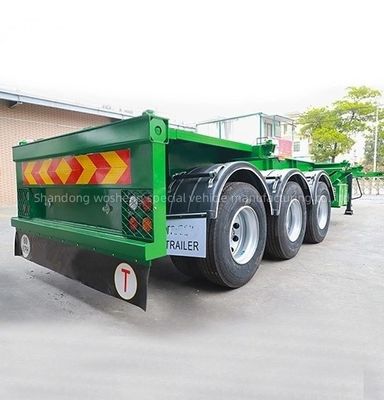 2 Achsen 3 Achsen 4 Achsen Skelettanhänger zum Transport von 20ft 40ft 45ft Containern im besten Fall