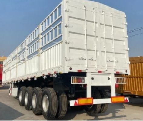 Individuell 3 Achsen Viehbestand Zaun Semi-LKW Anhänger mit 10 Schichten Blatt Feder
