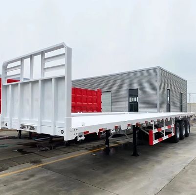 3/4 Achs Container Flachbett Lkw Halbanhänger für Bremssystem Doppelleitungsbremssystem