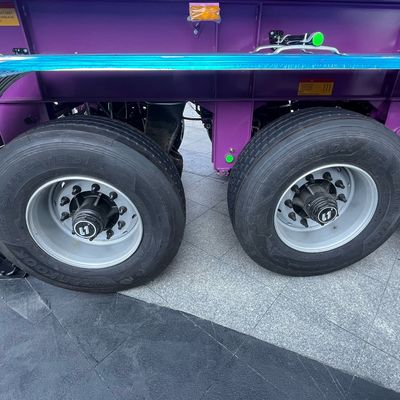 Dauerhafte 3 Achsen Sandstein Transport Hydraulische Bergbau Steingraben Tipper Rücken Dump Semi-Anhänger