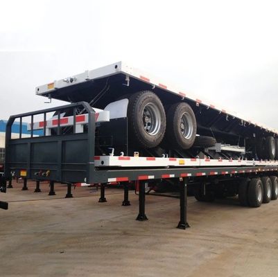 3/4 Achs Container Flachbett Lkw Halbanhänger für Bremssystem Doppelleitungsbremssystem