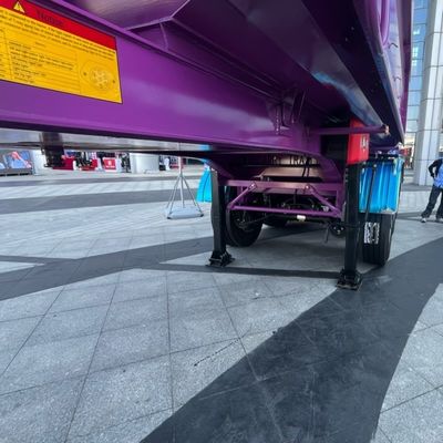 KSA Markt 3 Achse Hydraulischer Zylinder-Tipper Hinterbehälter für den Güterverkehr