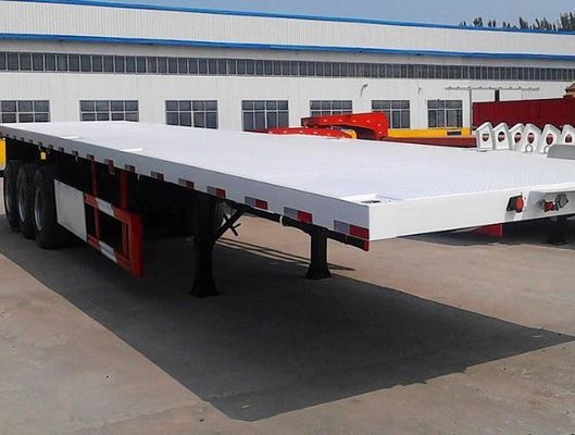 3 Achsen 40-120 Tonnen 20ft 40ft Container Flatbed Truck Halbanhänger mit 12 Drehverschluss