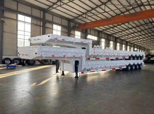 3 Achsen 40-120 Tonnen 20ft 40ft Container Flatbed Truck Halbanhänger mit 12 Drehverschluss
