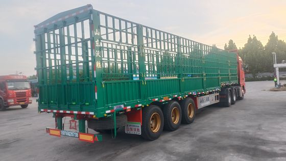 SAF-Zwei-Geschwindigkeits-Blatt-Frühlings-Nachzug für Viehbestände für den Transport von Hurdle-Semi-Anhängern