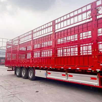 SAF-Zwei-Geschwindigkeits-Blatt-Frühlings-Nachzug für Viehbestände für den Transport von Hurdle-Semi-Anhängern