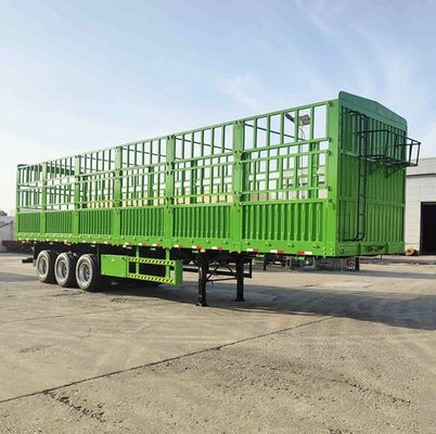 12400X2500X3650mm 3 Achsen Viehzaun Anhänger Zaun LKW Semianhänger