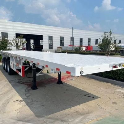 Individuelle 3 Achsen 40ft Container Flatbed Semi-Truck Anhänger mit maximaler Nutzlast von 100 Tonnen