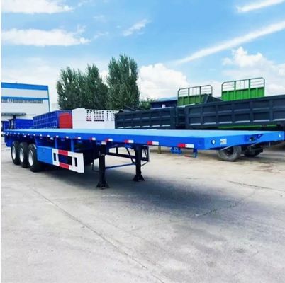 2/3/4 Achsen 30-100 t Flachbett-Sepiauflieger für Container und schwere Güter