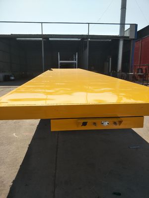100 Tonnen Maximallast Flachbett-Halbanhänger für den Transport von Containern und Schüttgut