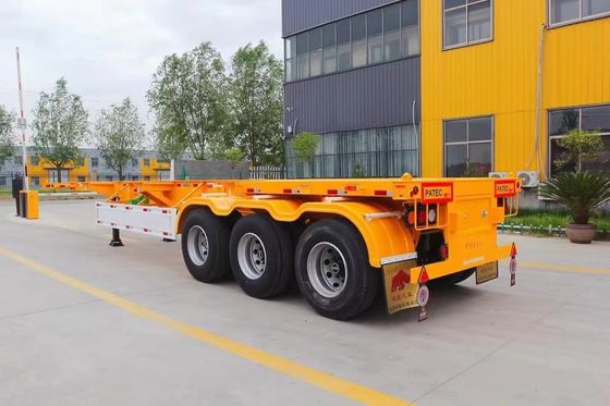 Top-Ranking 3-Achsen-Container-Skelett-Anhänger mit Stahl und 28 Tonnen/pc-Landegerät