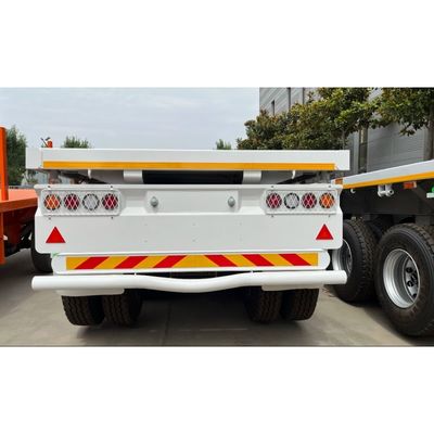20 ft 40 ft 50 t Flachbett-Semi-Anhänger mit Container-Chassis und 50 mm oder 90 mm King Pin