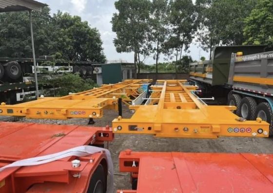 40ft Container-Transport-Anhänger mit mechanischer Aufhängung aus Edelstahl