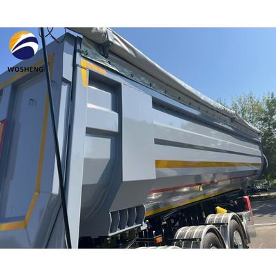 9800x2500x3500mm Semi-Anhänger 3 Achse 4 Achse Kipper Tipper Heck-Dump Truck