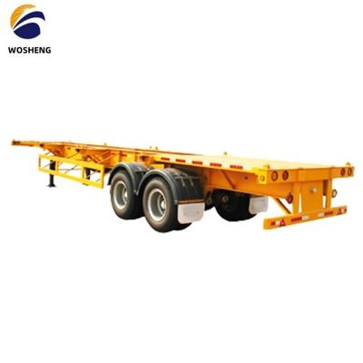 2 Achsen 20FT Skelettramm Container Transport Halbanhänger auf Kundenwunsch