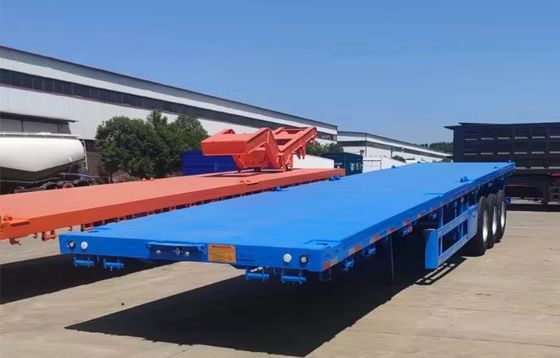 2 3 4 Achsen 30-100 Tonnen Container Flachbett Halbanhänger für den Transport von Schüttgut