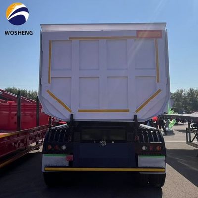 Lkw-Anhänger 3 Achse 4 Achse Kipper Tipper Rücken Dump Truck Halbanhänger für den Bau