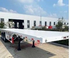 2 3 4achs Flatbed Trailer Anpassung Rim 9.0-22.5 Container Größe 20ft 45ft 40ft