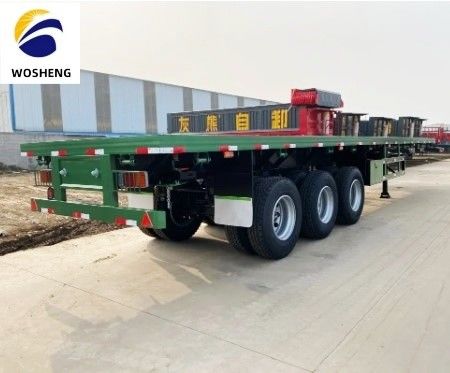 Maximale Nutzlast von 100 Tonnen Semi-Anhänger ideal für den Transport von 20ft 45ft 40ft Container