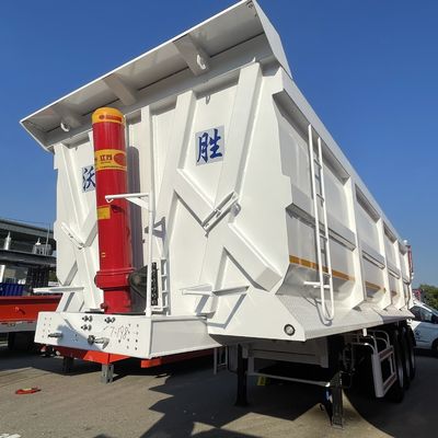 angepasster 3-Achsen-Tipper-Tipper-Hinterhüller-Dump-Truck-Semi-Anhänger für den Bau