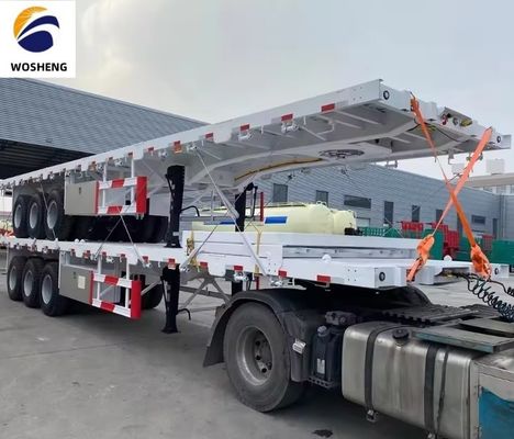 Maximale Nutzlast von 100 Tonnen Semi-Anhänger ideal für den Transport von 20ft 45ft 40ft Container
