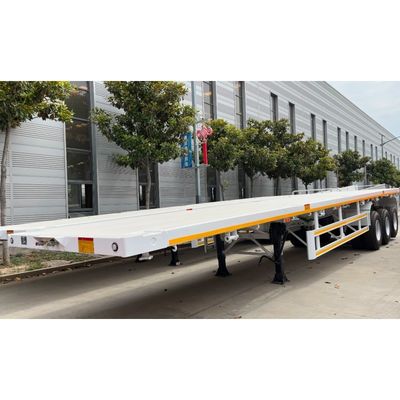 20/40/45ft Container Flatbed Semi-Trailer mit 2-3 Achsen und großer Ladekapazität