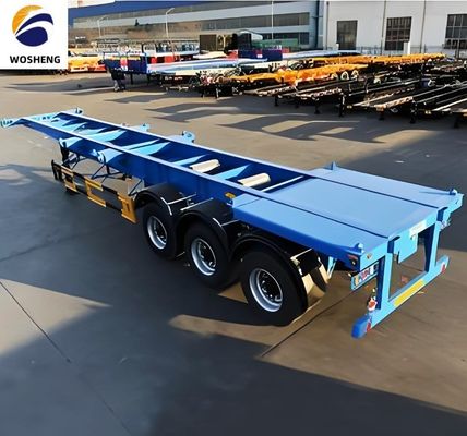 Mechanische Aufhängung Skeleton Container Anhänger für 20ft 40ft 45ft Container