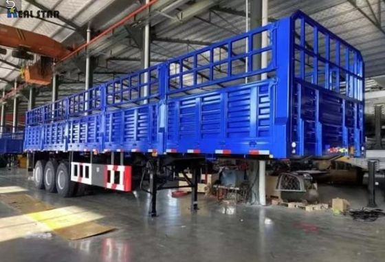 Hochzaun Semi-Anhänger 3/4 Achse Pfahl Typ Lkw Anhänger mit und Anpassung