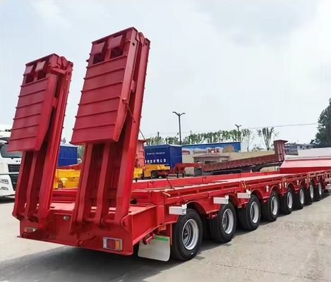 3 Achsen Lowbed Lowboy Halbanhänger mit Dual Line Bremssystem und 16000x2500x1100mm