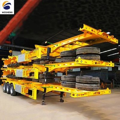 20ft 40ft Container-Anhänger mit schwerem Landegerät 28t